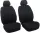 Trikó üléshuzat fejtámla huzatokkal – fekete, párban (Autolife 23087BK / 01921)