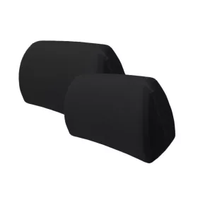 Fejtámla huzat párban – fekete (Autolife 86384)