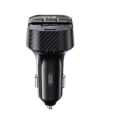 C51 Bluetooth kihangosító 5.3 + RGB – FM Transmitter, PD 30W – 12/24V