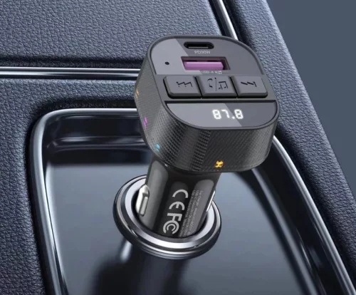 C51 Bluetooth kihangosító 5.3 + RGB – FM Transmitter, PD 30W – 12/24V