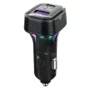 K27 Szivargyújtós gyorstöltő 45W – PD Type-C + USB, RGB világítással és beépített voltmérővel 13382