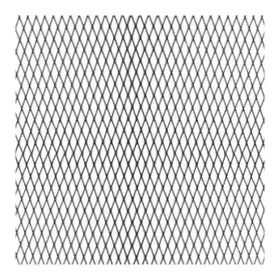 Hűtőrács alu 100x25cm fekete kis lyukú