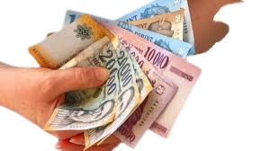 Készpénzzel az üzletben (Szabadegyháza)